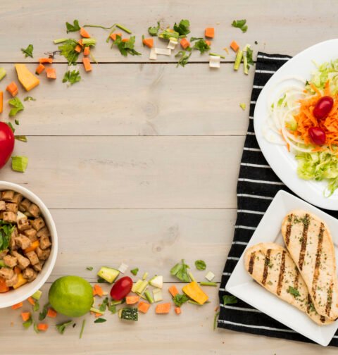 A variety of organized containers showing healthy meal plans for weight loss.