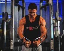 Man performing push-ups for home workouts to build muscle without equipment