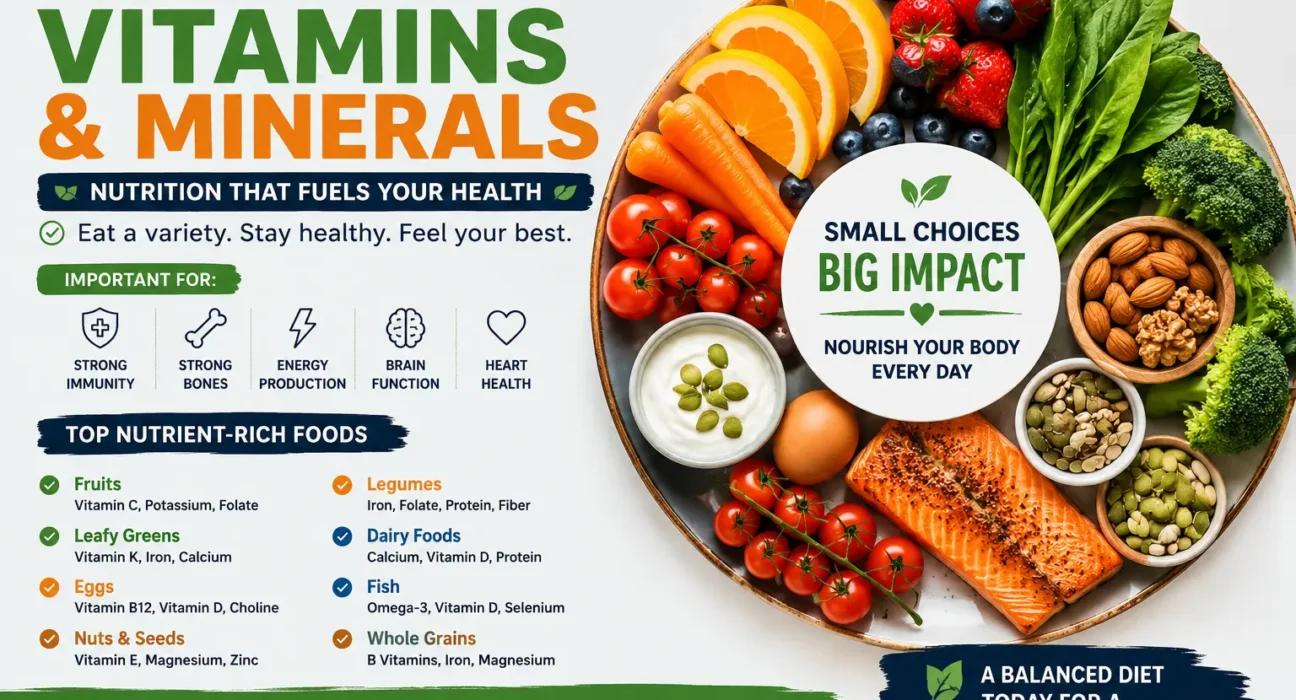 Vitamin foods rich in vitamins and minerals for better health, energy, immunity, bones, and balanced nutrition.