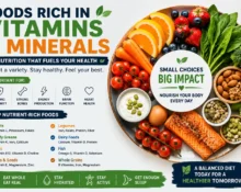 Vitamin foods rich in vitamins and minerals for better health, energy, immunity, bones, and balanced nutrition.