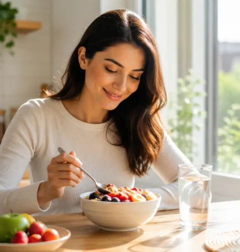 diet tips for better energy with healthy breakfast bowl
